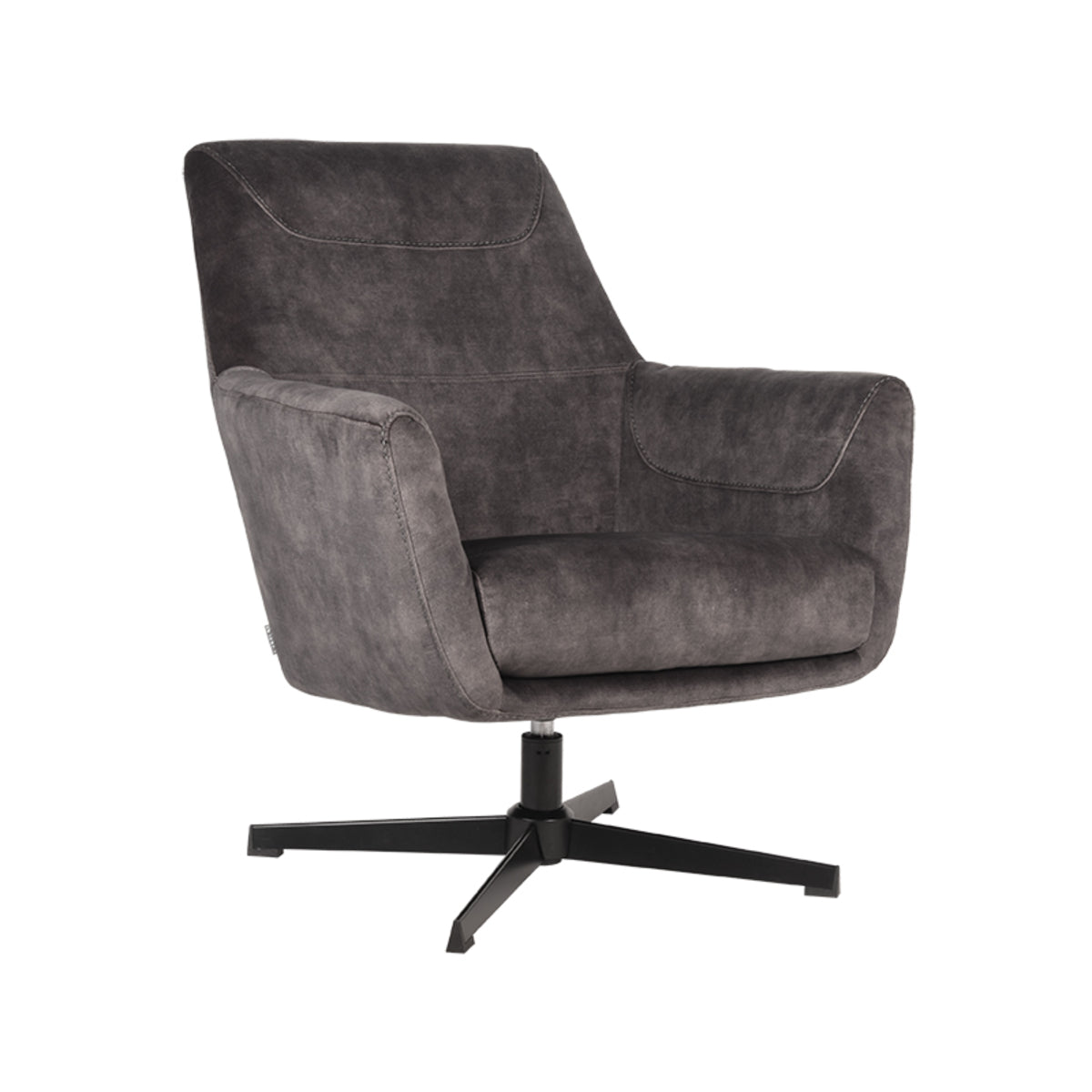 LABEL51 Fauteuil Toby – Trendy Velours – Chic Design